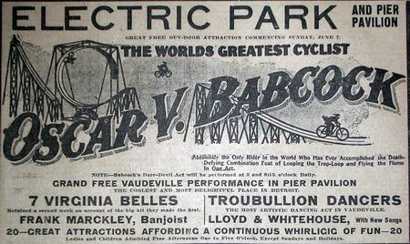 Electric Park - 1908 Ad From Jeff